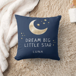 Cojín Decorativo Estrella Pequeña Sueña Grande Personalizada Celest