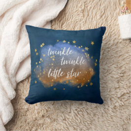 Cojín Decorativo Estrella pequeña Twinkle | Polvo de oro de cobre a