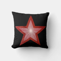 Estrella roja blanco pileta cuadrada de la espalda