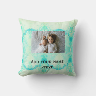 Cojín Decorativo estrella simple brillo destello agregar texto pers