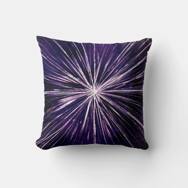 Cojín Decorativo Estrella violeta (Anverso)