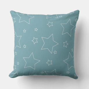 Cojín Decorativo Estrellas azules 4 de julio Pillow