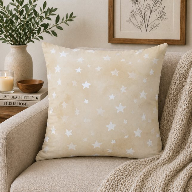 Cojín Decorativo Estrellas Boho (Subido por el creador)