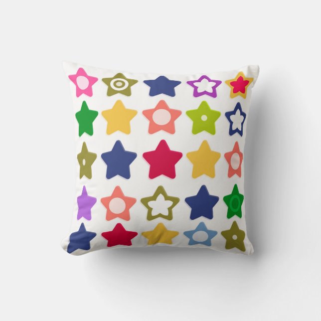 Cojín Decorativo Estrellas brillantes (Anverso)