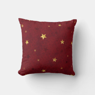 Cojín Decorativo Estrellas brillantes Rojo Real