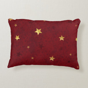 Cojín Decorativo Estrellas brillantes Royal Red