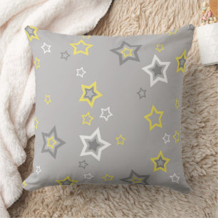 Cojín Decorativo Estrellas Celestiales en Capas Patrón Sin Costuras