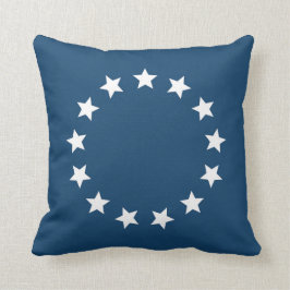 Cojín Decorativo Estrellas coloniales americanas de la bandera