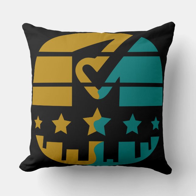 Cojín Decorativo Estrellas de aprobación - Una perspectiva moderna (Anverso)