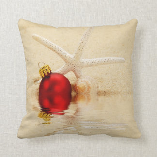 Cojín Decorativo Estrellas de mar de las Felices Navidad