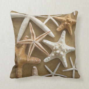 Cojín Decorativo Estrellas de mar en la arena