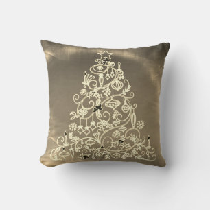 Cojín Decorativo Estrellas decorativas de arboles navideños