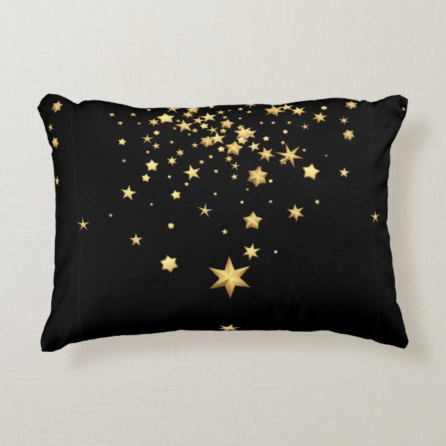 Cojín Decorativo Estrellas doradas (Anverso)