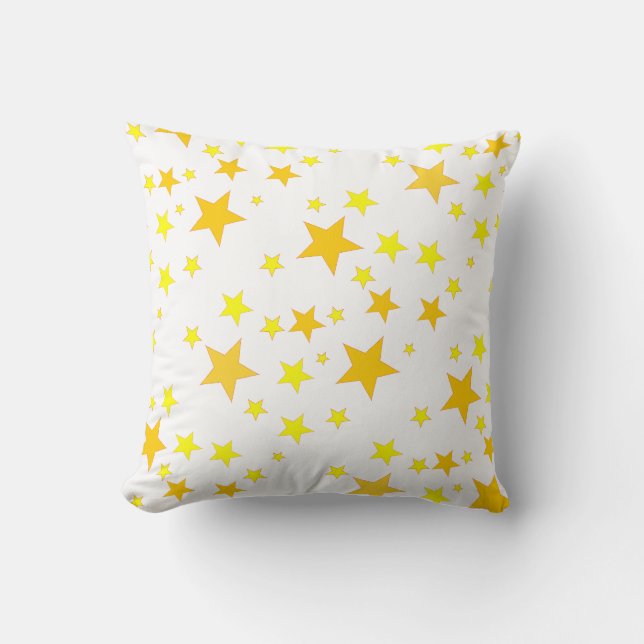 Cojín Decorativo estrellas doradas (Anverso)