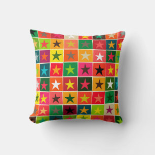 Cojín Decorativo Estrellas en caja de navidades