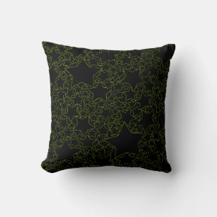 Cojín Decorativo Estrellas, estrellas, estrellas - Lime Green
