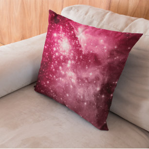 Cojín Decorativo Estrellas Frambuesa