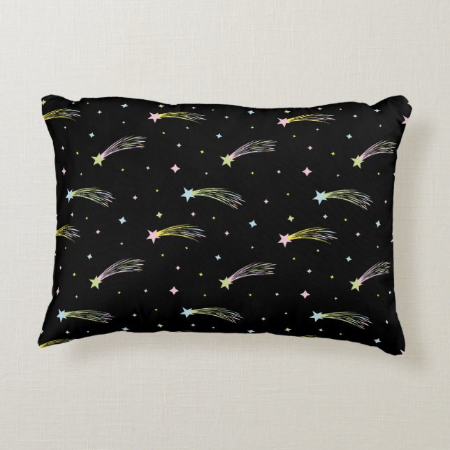 Cojín Decorativo Estrellas fugaces. (Reverso)
