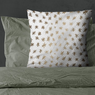 Cojín Decorativo Estrellas metálicas - oro
