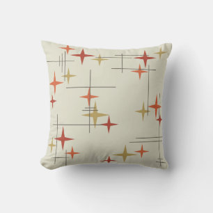 Cojín Decorativo Estrellas modernas de mediados del siglo