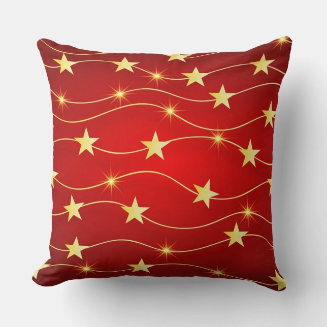 Cojín Decorativo Estrellas navidades (Anverso)