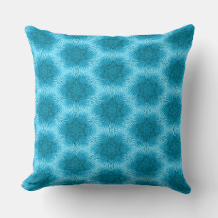 Cojín Decorativo Estrellas turquesas de masa azul