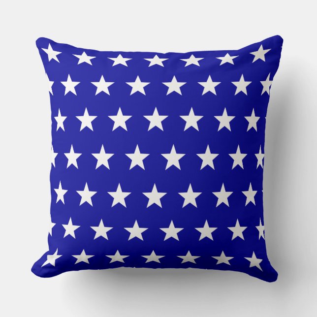 Cojín Decorativo Estrellas y Franjas (Anverso)