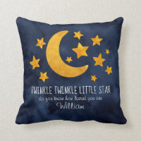 Estrellas y Luna de Estrella de Twinkle personaliz