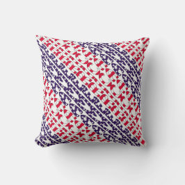 Cojín Decorativo Estrellas y rayas de Estados Unidos