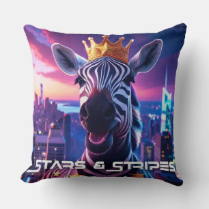 Cojín Decorativo Estrellas Y Rayas Zebra Zanzíbar