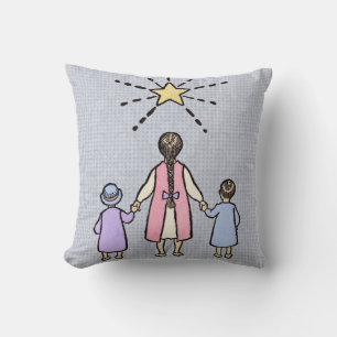 Cojín Decorativo Estrellita que brillás antigua rima infantil