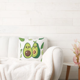 Cojín Decorativo Estuche Cutto Aguacate Pareja de Teléfono | Funny 