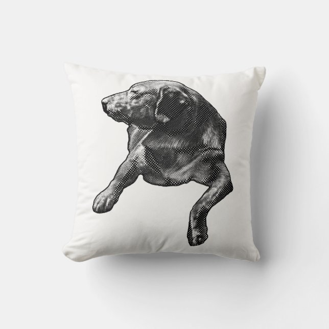 Cojín Decorativo Estudio con besos de punto para salas de invierno (Anverso)