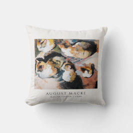 Cojín Decorativo Estudio de un gato | Katzenstudien (1909) August M