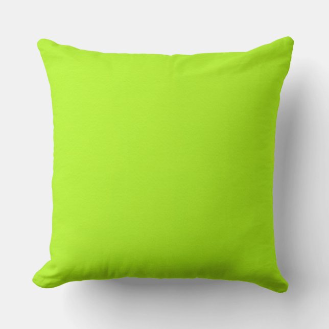 Cojín Decorativo Eterna eterna verde limón (Anverso)