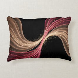 Cojín Decorativo Eternal Flow of Love — Abstract Romantic Art