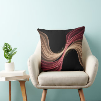 Cojín Decorativo Eternal Flow of Love — Abstract Romantic Art
