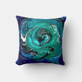 Cojín Decorativo Eternidad azul | Arte abstracto