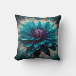 Cojín Decorativo Ethereal Blue Dahlia