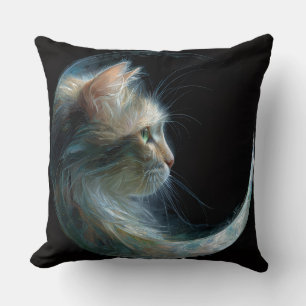 Cojín decorativo Ethereal Moon Cat