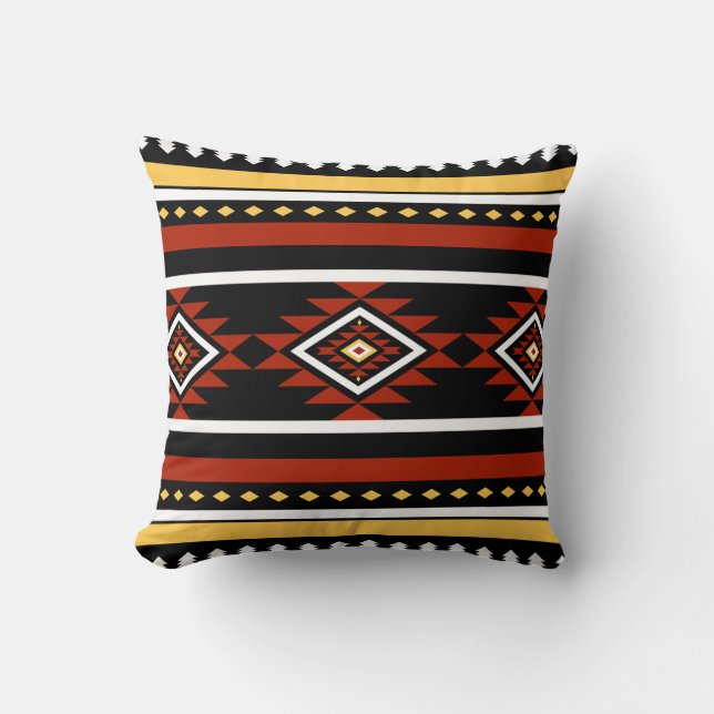 Cojín Decorativo Ethnic Tribal Pattern (Anverso)
