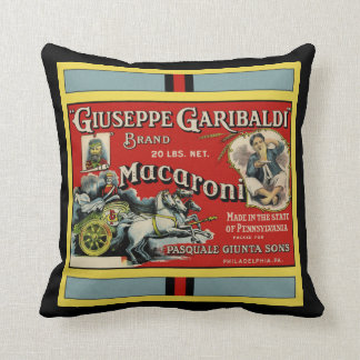 Cojín Decorativo Etiqueta de Macaroni Italiano