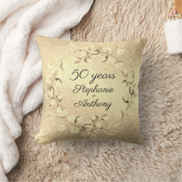 Cojín Decorativo Eucalipto 50º Aniversario de Bodas de Oro