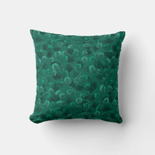 Cojín Decorativo Eucalipto sobre verde