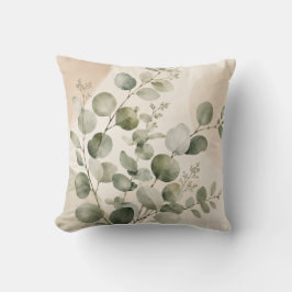 Cojín Decorativo Eucalyptus Botanical Leaves Decorative Pillow