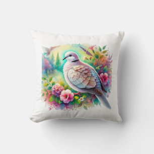Cojín Decorativo Eurasian collared dove 160724AREF107 - Watercolor
