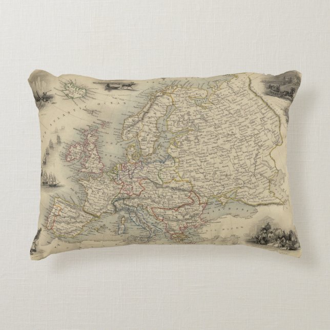 Cojín Decorativo Europa 15 (Anverso)