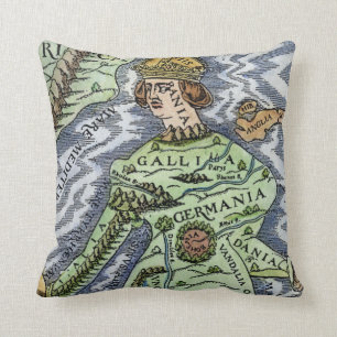 COJÍN DECORATIVO EUROPA COMO REINA, 1588