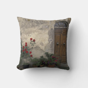 Cojín Decorativo Europa, Italia, Toscana, Chianti, Puerta toscana