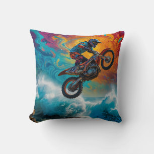 Cojín Decorativo Evento de Motocross Costero